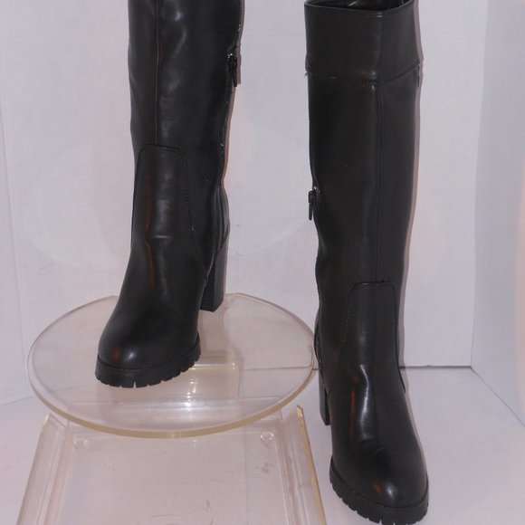 Revel Shoes - REVEL BLACK KNEE HIGH BOOTS SIZE 7 MEDIUM